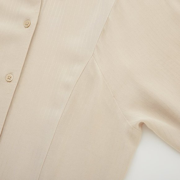 NWT HANA TAJIMA BLACK RAYON LONG-SLEEVE DRESS - Picture 5 of 12